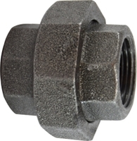 3/4 BLACK UNION BLACK AND GALVANIZED 150# MALLEABLE FITTINGS