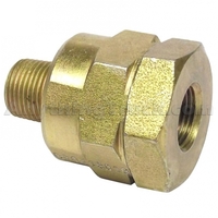 SINGLE CHECK VALVE, 3/8&quot; NPT PORTS, FEMALE INLET, MALE OUTLET, BRASS