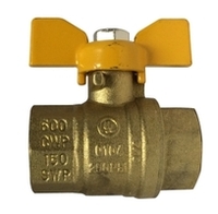1/2&quot; TEE HANDLE FP BALL VALVE-600 WOG BRASS FULL PORT
