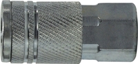 3/8&quot; BODY X 1/4&quot; FEM THREAD..FEMALE COUPLER STEEL