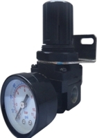 1/4 IN. AIR REGULATOR WITH PRESSURE GAUGE
