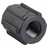 1/2 IN COUPLING, POLYPROPYLENE, MAX. PRESSURE 150 PSI, BLACK