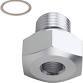ICT BILLET GAUGE ADAPTERS F125NPFM1615  1/8 IN. MNPTX M16-1.5 FNPT
