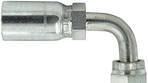 FITTING - 90 (FEMALE O-RING SEAL, #6 FITTING, #6 HOSE) W/ CHARGE PORT 513350