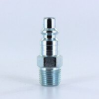 H2E INDUSTRIAL INTERCHANGE NIPPLE, STEEL, 3/8&quot; BODY
