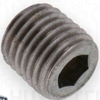 PLUG, PIPE 1/8-27, NPTF, HEX SOCKET, 316 STAINLESS STEEL, PLAIN