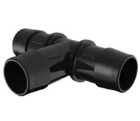 1&quot; ID TEE GLASS FILLED BLACK NYLON