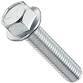 8-32 X 1/2 GRADE 5 SERRATED FLANGE HEX HEAD ZINC PLATED