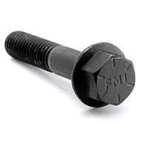 1/2&quot;-13X2&quot;,(PT) COARSE GRADE 8 INDENTED HEX FLANGE SCREW (FRAME BOLT) BLACK PHOSPHATE &amp; OIL
