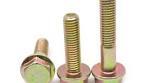 3/8&quot;-16X2 1/4&quot;,(PT) COARSE GR.8 INDENT HEX FLANGE SCREW (FRAME BOLT / NON SERRATED) ZY CR+6 BAKE