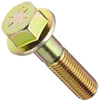 3/4-10 X 2-1/4&quot; FLANGE BOLT GR8 ZINC YELLOW
