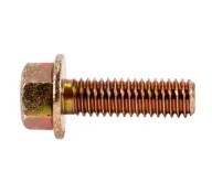 5/16&quot;-18X3/4&quot;,(FT) GRADE 5 HEX HEAD SERRATED FLANGE SCREW ZINC