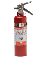 SHIELD 13415D FIRE EXTINGUISHER, 2.5LB CAPACITY, 10B:C