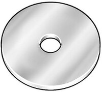 .688 ID X 2.250 OD X .250 THK FENDER WASHER LOW CARBON