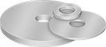 #10 | X 1.0000 X .2030 X .0300/.0500 18/8 SS BLACK OXIDE FENDER WASHER