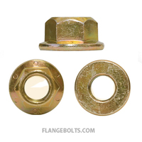 1/4-20 HEX FLANGE LOCKNUT GR G Z/Y UNSERRATED