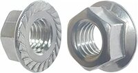 1/4-20 HEX FLANGE LOCKNUT ZINC ALUM
