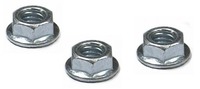 5/16-18 FLANGE LOCKNUT ZINC UNSERRATED