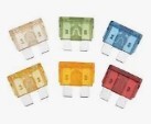 6-PC MINI FUSE KIT W/1 EA 5,10,15,20,25,30 AMP MINI BLADE FUSES