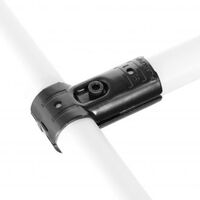 TEE JOINT SET STEEL BLACK FOR 28MM PIPES