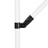 PIVOT TEE JOINT SET STEEL BLACK (FOR 28MM PIPE)