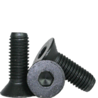 5/8&quot;-11X2 1/4&quot;,(FT) FLAT SOCKET CAPS COARSE ALLOY THERMAL BLACK OXIDE (BULK QTY: 100PCS )