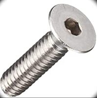 8-32 X 1&quot;, (FT) FLAT SOCKET CAPS COARSE STAIN A2 (18-8)