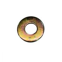 1/2 BOLT ID X 1-1/4OD X 0.197 THICK THRU-HARDENED FLAT WASHER ZINC YELLOW