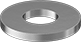 AN901-4C AN FLAT WASHER CLEAR ZINC