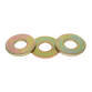 7/8&quot; USS FLAT WASHERS THRU-HARDENED ZINC-YELLOW CR+6 (U.S.A.)