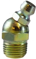 1/8&quot;-27 NPTF MIP 30 GREASE FITTING 45 DEG ELBOW STEEL