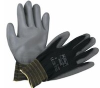 HYFLEX LITE GLOVES SIZE 9 BLACK/GREY LARGE