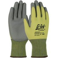 13 GAUGE BLACK POLYURETHANE
GLOVES- EX-LARGE