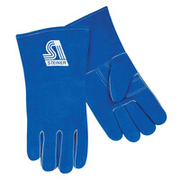 BLUE KEVLAR WELDING GLOVES LG