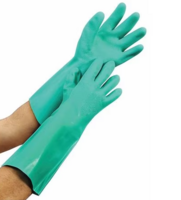 SIZE 10 CHEMICAL RESISTANT GLOVE 15 MIL