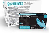 XL (BLACK) 5MIL PROFERRED DISPOSABLE NITRILE GLOVES POWDER-FREE