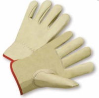MEDIUM SPLIT COWHIDE LEATHER WORK GLOVES