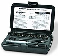 ROTACUT KIT ..CONTAINS: ARBOR 11088, CENTER PUNCH (7) CUTTERS 5/16,3/8,7/16,1/2,9/16,5/8,&amp;3/4