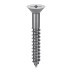 #4 X 1/2&quot; PHILLIPS FLAT NICKEL WOOD SCREWS