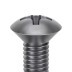 #6-32 X 1/2&quot; STAINLESS PHILLIPS OVAL-HEAD MACHINE SCREWS