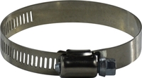 3&quot; X 1/2&quot; WIDE HOSE CLAMP 611 SERIES STAINLESS W/ 5/16&quot; HEX SLOTTED CARBON STEEL SCR