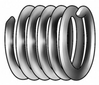 HELICAL INSERT, FREE RUNNING, 304 STAINLESS STEEL, INTERNAL THREAD SIZE 1/4-20, THREAD TYPE UNC, THR