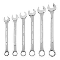 JUMBO METRIC COMBINATION WRENCH SET, 6 PIECE