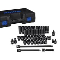 3/8 IN. DRIVE SAE &amp; METRIC MASTER IMPACT SOCKET SET, 48 PIECE