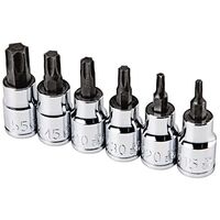 3/8IN DRIVE STAR BIT SOCKET SET, 6 PIECE