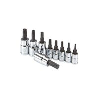 1/4 IN. AND 3/8 IN. DRIVE STAR BIT SOCKET SET, 9 PIECE