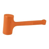 4 LB. NEON ORANGE DEAD BLOW HAMMER