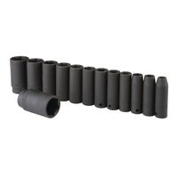 1/2IN DRIVE METRIC IMPACT DEEP SOCKET SET, 13 PIECES