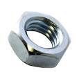 9/16&quot;-18 FINISHED HEX JAM NUT A563 GRADE A FINE LOW CARBON ZINC CR+3