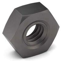 1-8 J995 GR 5 HEX JAM NUT LEFT HAND PLAIN FINISH